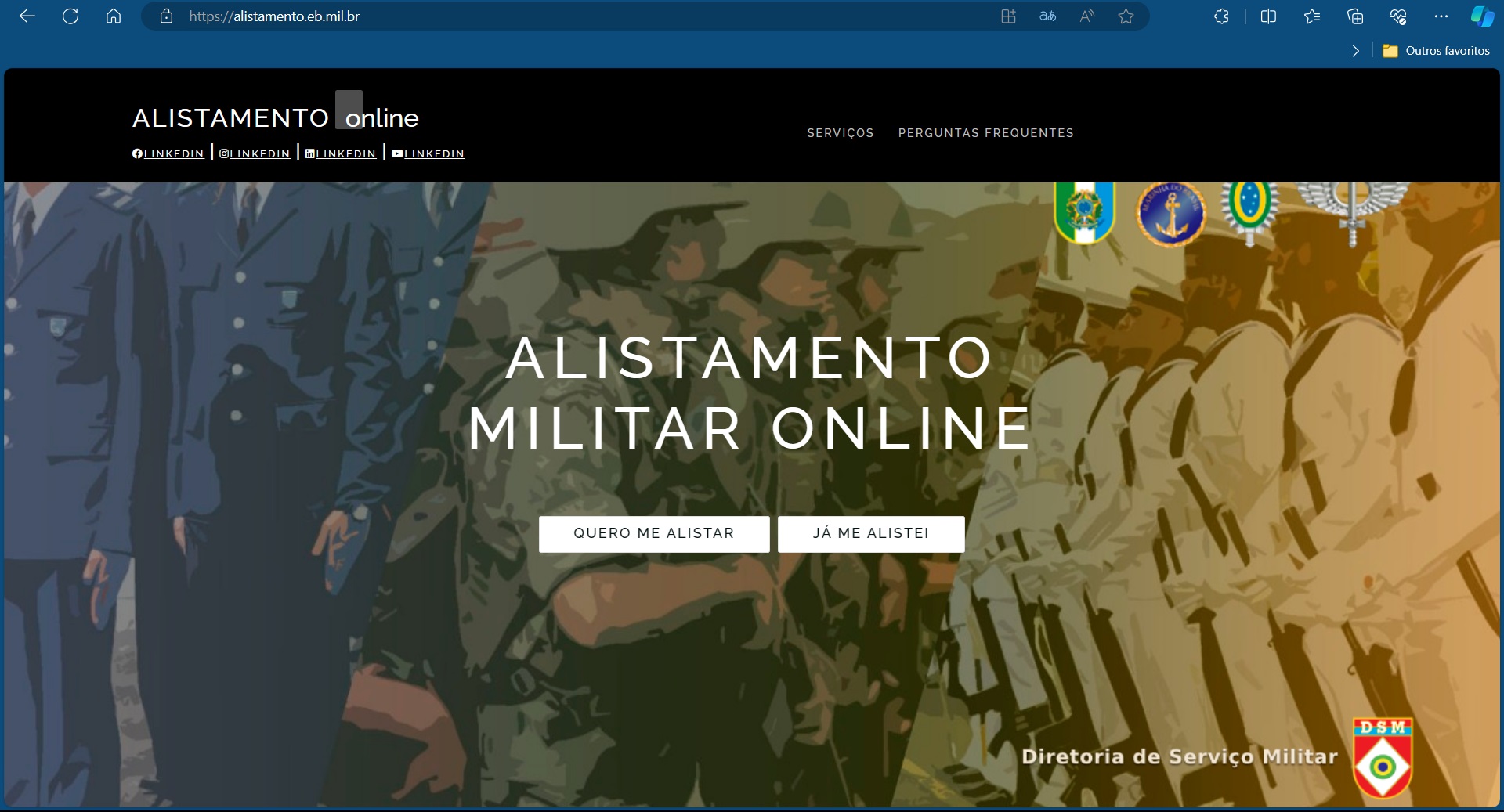 Portal Alistamento Online 