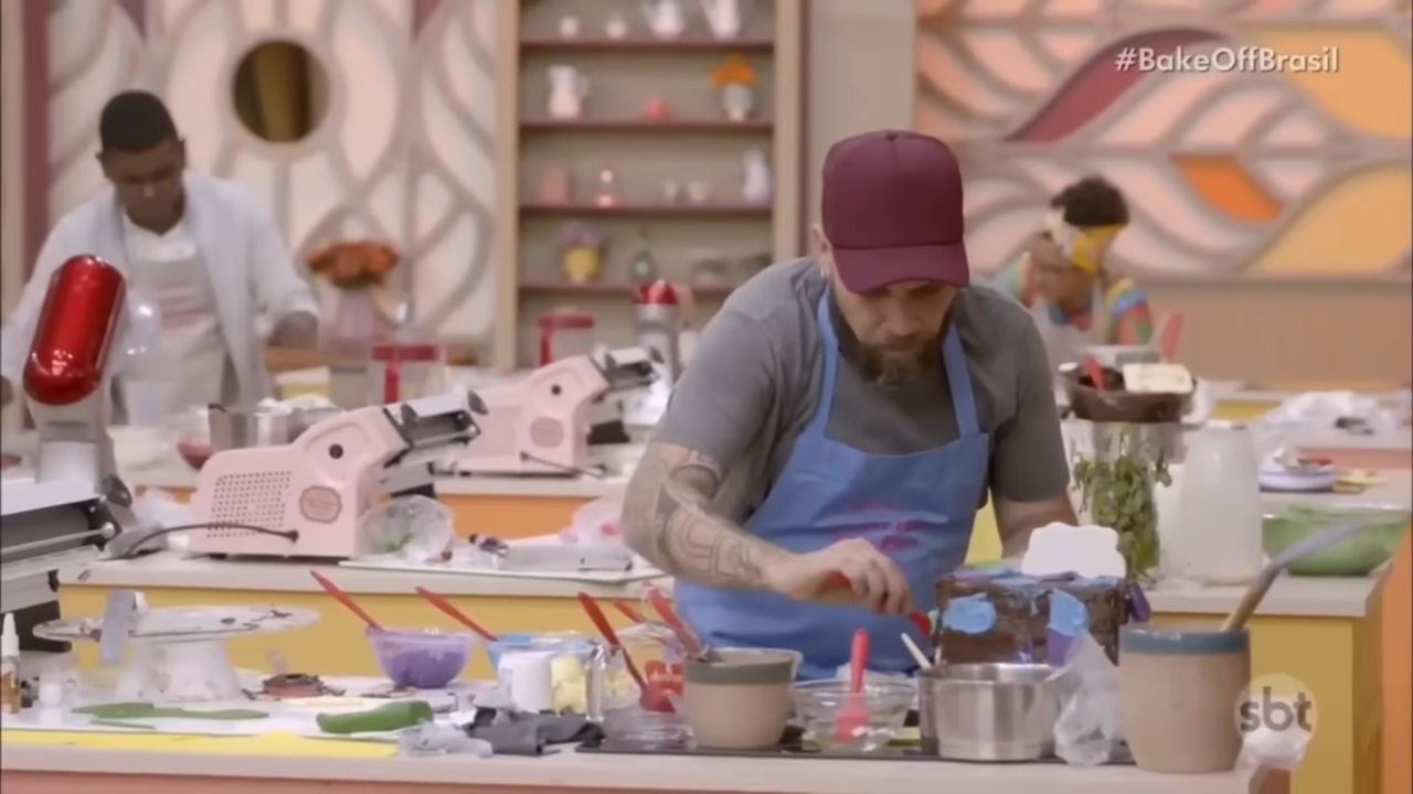 Cena do programa Bake off Brasil 