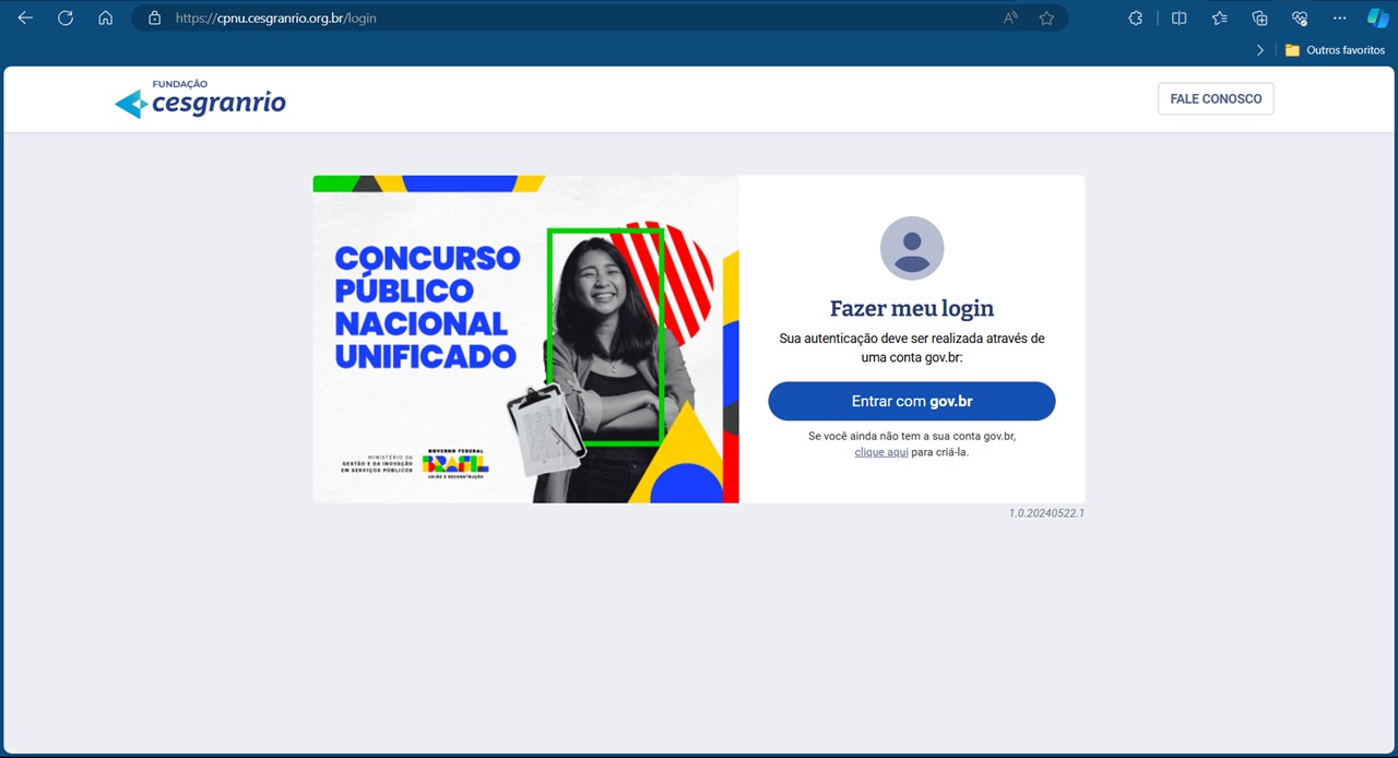 Portal do Concurso Nacional Unificado