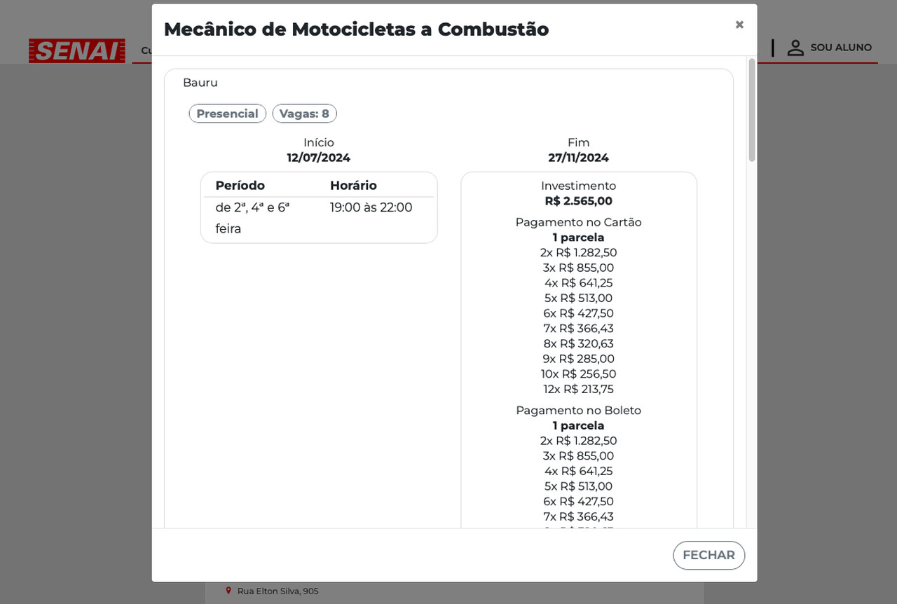 curso de mecânica de motos