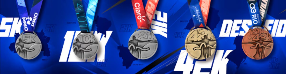 Medalhas da Maratona do Rio 2024 