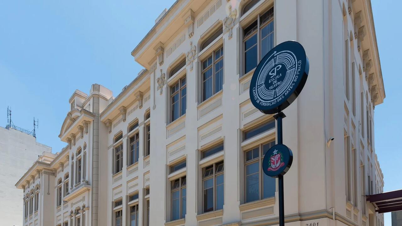 Sede da SP Escola de Teatro 