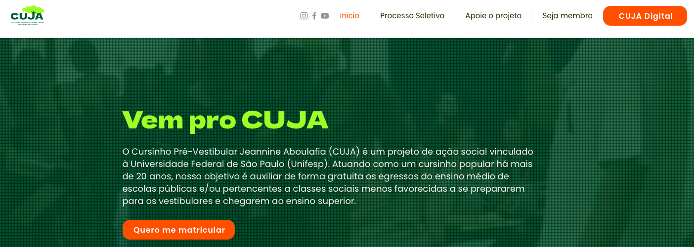 cursinho pré-vestibular da Unifesp