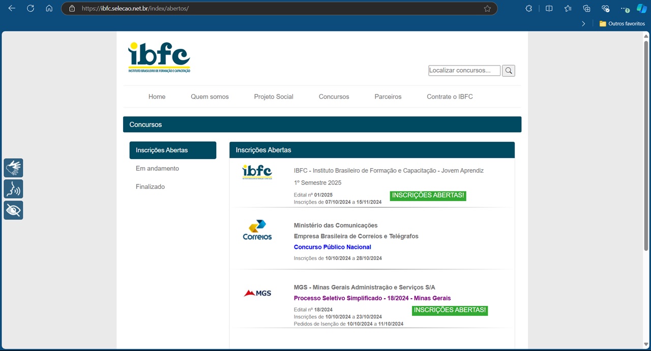 Portal do IBFC 